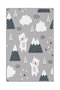 Conceptum Alfombra de Pasillo HMNT233 Multicolor 80 x 200 cm